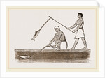 Ancient Egyptians angling, Egypt by Anonymous
