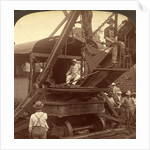 President Roosevelt running an American steam-shovel at Culebra Cut, Panama Canal by Anonymous