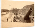 View on the Point Battery, Charleston, S.C., showing the gun in the Cheevrs battery, looking S.W. by Anonymous