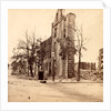 North-West corner public square, Chambersburg, Franklin Co., Pa., destroyed by the rebels under McCausland, July 30th, 1864 by Anonymous