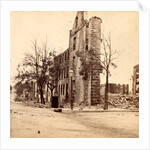 North-West corner public square, Chambersburg, Franklin Co., Pa., destroyed by the rebels under McCausland, July 30th, 1864 by Anonymous