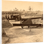 View in Water Battery, James River, Va. Ready to fire by Anonymous