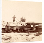 English Armstrong gun in Fort Fisher, N.C. by Anonymous