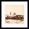 English Armstrong gun in Fort Fisher, N.C. by Anonymous