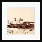 English Armstrong gun in Fort Fisher, N.C. by Anonymous