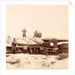 English Armstrong gun in Fort Fisher, N.C. by Anonymous