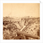 View from the parapet of Fort Moultrie, Charleston Harbor (i.e. Sullivan's Island), S.C., looking N.E. by Anonymous