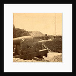 Interior view of Castle Pinckney, Charleston Harbor, S.C. City in the distance by Anonymous