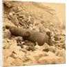 View of Fort Sumpte, showing a mingled mass of debris, shot, shell & bursted gun by Anonymous