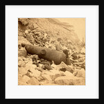 View of Fort Sumpte, showing a mingled mass of debris, shot, shell & bursted gun by Anonymous