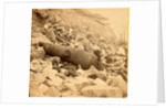 View of Fort Sumpte, showing a mingled mass of debris, shot, shell & bursted gun by Anonymous