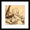 View of Fort Sumpte, showing the debris, shot, and shell by Anonymous