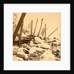 View of Fort Sumpte, showing the debris, shot, and shell by Anonymous