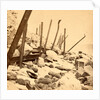 View of Fort Sumpte, showing the debris, shot, and shell by Anonymous