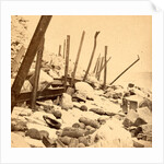View of Fort Sumpte, showing the debris, shot, and shell by Anonymous