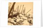 View of Fort Sumpte, showing the debris, shot, and shell by Anonymous