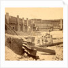 Interior of Fort Sumpte, S.C., looking south, showing officers' quarters by Anonymous