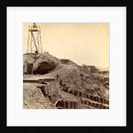 Interior of Fort Sumpte, showing light house by Anonymous