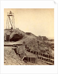 Interior of Fort Sumpte, showing light house by Anonymous