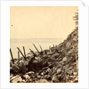 Sea face of Fort Sumpte, looking toward Morris Island by Anonymous