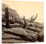 Sea face of Fort Sumpte, shewing (i.e. showing) broken guns &c by Anonymous