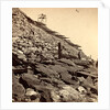 Sea face of Fort Sumpte, shewing (i.e. showing) light house, broken gun by Anonymous