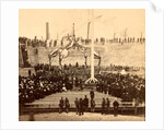 Interior of Fort Sumpte, Charleston Harbor, S.C., April 14th, 1865. Awaiting the arrival of Gen. Anderson and the invited guests to inaugurate the ceremony of raising the old flag by Anonymous