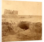 Fortifications and bomb-proofs, in front of Petersburgh (i.e. Petersburg), Va, USA by Anonymous