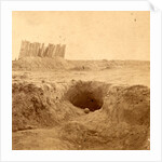 Fortifications and bomb-proofs, in front of Petersburgh (i.e. Petersburg), Va, USA by Anonymous