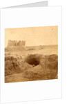 Fortifications and bomb-proofs, in front of Petersburgh (i.e. Petersburg), Va, USA by Anonymous