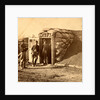 Bomb proof quarters at Ft. Burnham. The sides and top are 7 feet thick, contains two rooms, sleeping and cooking, USA by Anonymous