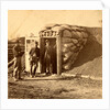 Bomb proof quarters at Ft. Burnham. The sides and top are 7 feet thick, contains two rooms, sleeping and cooking, USA by Anonymous