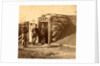Bomb proof quarters at Ft. Burnham. The sides and top are 7 feet thick, contains two rooms, sleeping and cooking, USA by Anonymous