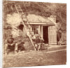 Bomb-proof quarters of Major Strong, at Dutch Gap, VA, July, 1864, USA by Anonymous