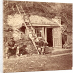 Bomb-proof quarters of Major Strong, at Dutch Gap, VA, July, 1864, USA by Anonymous