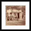 Bomb-proof quarters of Major Strong, at Dutch Gap, VA, July, 1864, USA by Anonymous