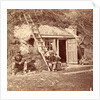 Bomb-proof quarters of Major Strong, at Dutch Gap, VA, July, 1864, USA by Anonymous