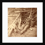 Confederate dead on the battlefield, USA by Anonymous