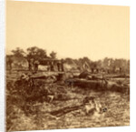 Confederate dead at Fort Robinette, Corinth, USA by Anonymous