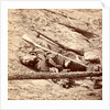 Dead Confederate soldier in the trenches, USA by Anonymous