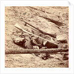Dead Confederate soldier in the trenches, USA by Anonymous