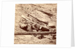 Dead Confederate soldier in the trenches, USA by Anonymous