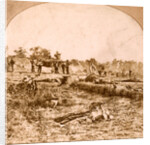 Confederate dead at Fort Robinette, Corinth, USA by Anonymous