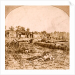 Confederate dead at Fort Robinette, Corinth, USA by Anonymous