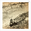 Dead Confederate soldier in the trenches of Fort Mahone, Petersburg, Virginia, USA by Anonymous