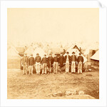 Soldiers' winter quarters, Army of the Potomac. Inside the first line of fortifications, near City Point, VA, USA by Anonymous