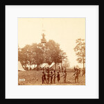 Professor Lowe in his balloon by Anonymous