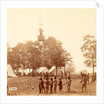 Professor Lowe in his balloon by Anonymous