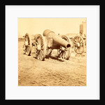 Captured seige guns, at Rocketts, Richmond, Va, USA by Anonymous