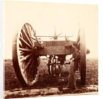 Sling cart for moving heavy cannon, USA by Anonymous